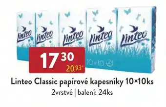 Qanto Linteo Classic papírové kapesníky 10×10ks nabídka
