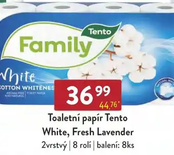 Qanto Toaletní papír Tento White, Fresh Lavender nabídka