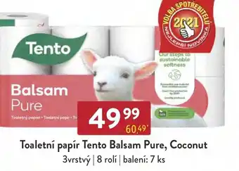 Qanto Toaletní papír Tento Balsam Pure, Coconut nabídka