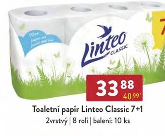 Qanto Toaletní papír Linteo Classic 7+1 nabídka
