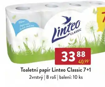 Qanto Toaletní papír Linteo Classic 7+1 nabídka