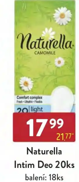 Qanto Naturella Intim Deo 20ks nabídka