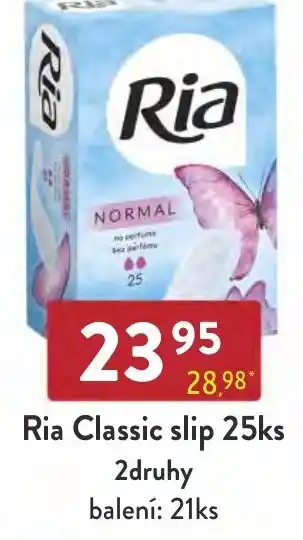 Qanto Ria Classic slip 25ks 2druhy nabídka