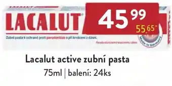 Qanto Lacalut active zubní pasta nabídka