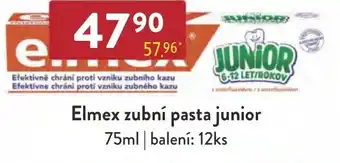 Qanto Elmex zubní pasta junior nabídka
