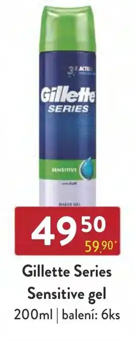 Qanto Gillette Series Sensitive gel nabídka