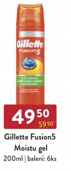Qanto Gillette Fusion5 Moistu gel nabídka