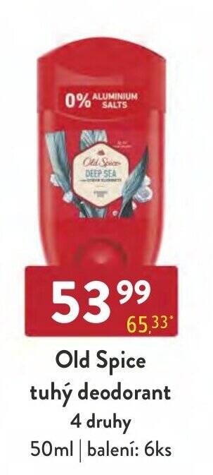 Qanto Old Spice tuhý deodorant 4 druhy nabídka