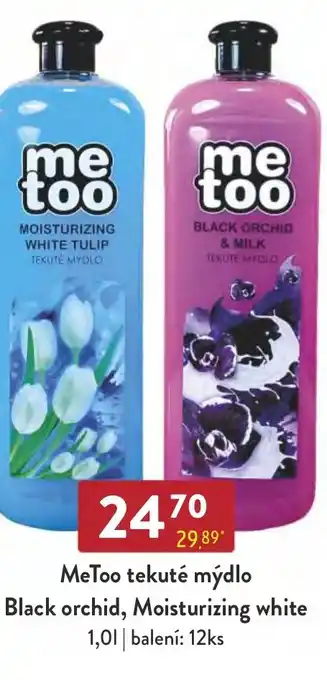 Qanto MeToo tekuté mýdlo Black orchid, Moisturizing white nabídka