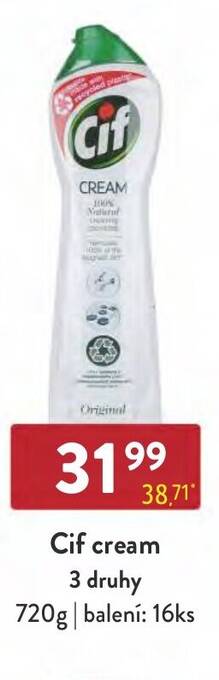 Qanto Cif cream nabídka