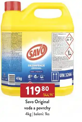 Qanto Savo Original voda a povrchy nabídka