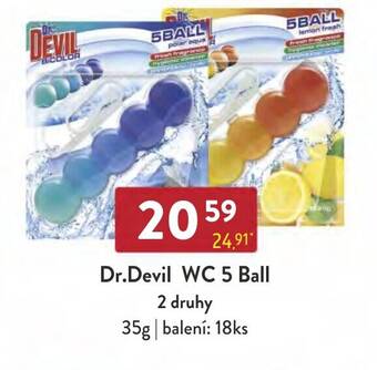 Qanto Dr.Devil WC 5 Ball 2 druhy nabídka