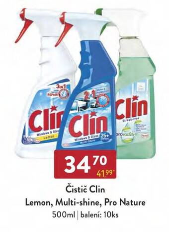 Qanto Čistič Clin Lemon, Multi-shine, Pro Nature nabídka