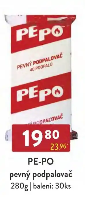 Qanto PE-PO pevný podpalovač nabídka
