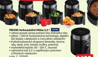 Mega FR2500 Horkovzdušná fritéza 2,5 l nabídka