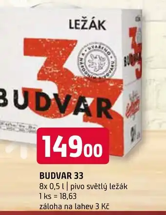 Terno BUDVAR 33 nabídka