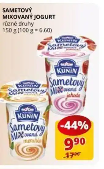 Flop SAMETOVÝ MIXOVANÝ JOGURT nabídka