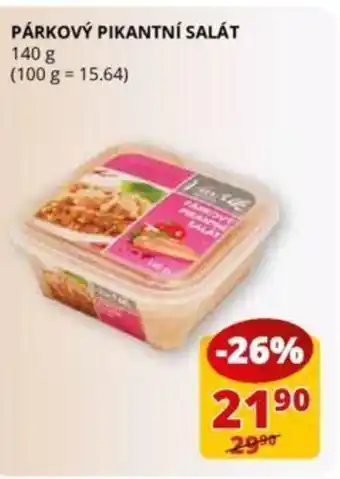 Flop PÁRKOVÝ PIKANTNÍ SALÁT nabídka