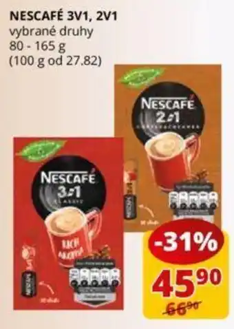 Flop NESCAFÉ 3V1, 2V1 nabídka