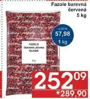 Jip Fazole barevná červená, 5 kg nabídka