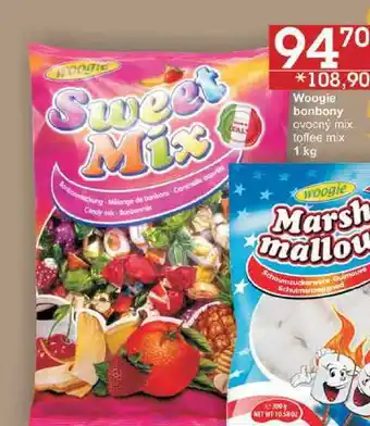 Woogie bonbony ovocný mix, 1 kg