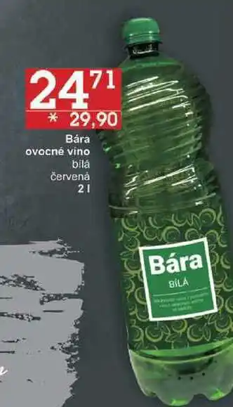 Jip Bára ovocné vino bilá, 2 l nabídka