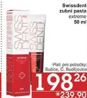 Jip Swissdent zubní pasta extreme, 50 ml nabídka