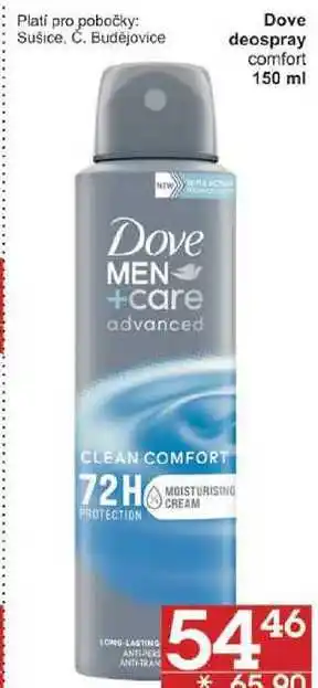 Jip Dove deospray comfort, 150 ml nabídka