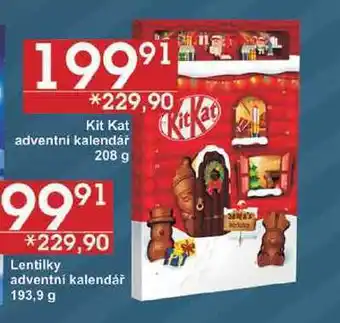 Jip Kit kat adventní kalendář, 208 g nabídka