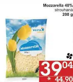 Jip Mozzarella 40% strouhaná, 200 g nabídka
