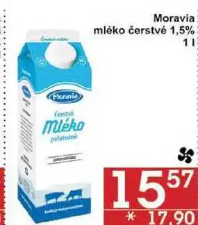 Jip Moravia mléko čerstvé 1,5%, 1 l nabídka