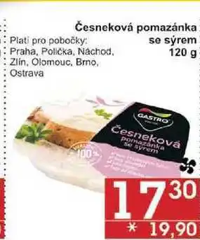 Jip Česneková pomazánka se syrem, 120 g nabídka