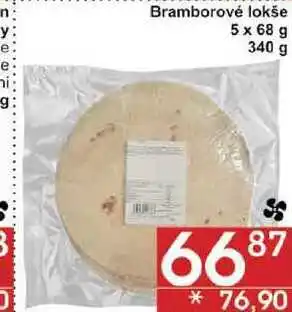 Jip Bramborové lokše 5 x 68 g, 340 g nabídka