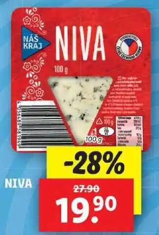 Lidl Niva, 100 g nabídka
