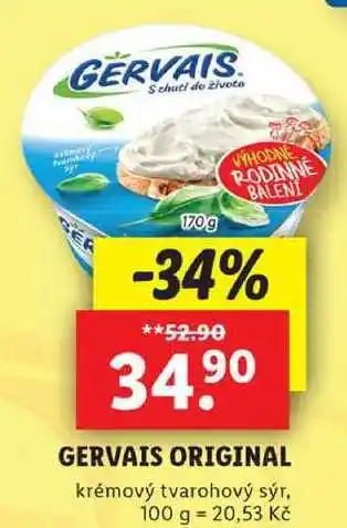 Lidl Gervais original, 170 g nabídka