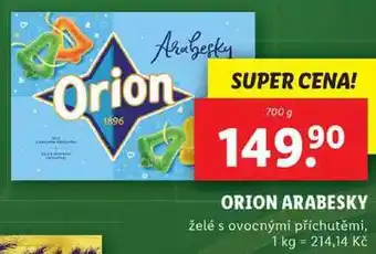 Lidl Orion arabesky, 700 g nabídka