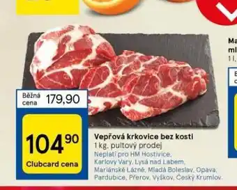 Tesco Vepřová krkovice bez kosti nabídka