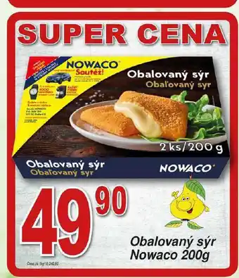 Hruška Nowaco obalovaný sýr nabídka