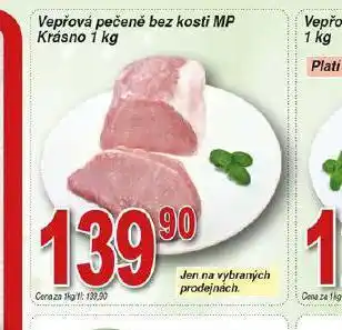 Hruška Vepřová pečeně bez kosti nabídka