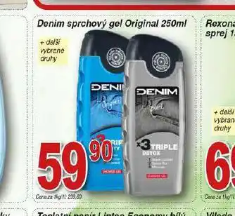 Hruška Denim sprchový gel nabídka
