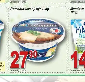 Hruška Romadur tavený sýr nabídka