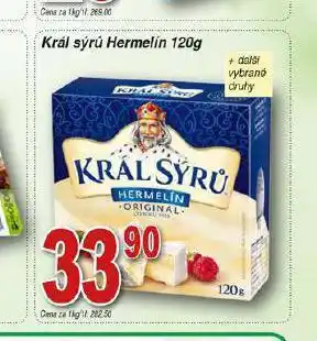 Hruška Král sýrů hermelín nabídka