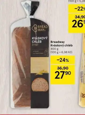 Tesco Breadway kváskový chléb nabídka