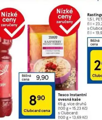 Tesco instantní ovesná kaše
