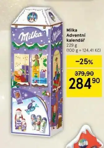 Tesco Milka adventní kalendář nabídka