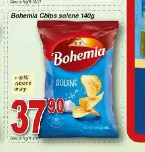 Hruška Bohemia chips solené nabídka