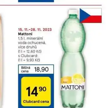 Tesco Mattoni ochucená nabídka