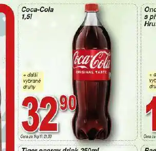 Hruška Coca cola 1,5l nabídka