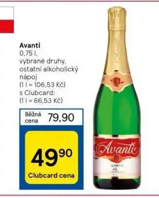 Tesco Avanti nabídka