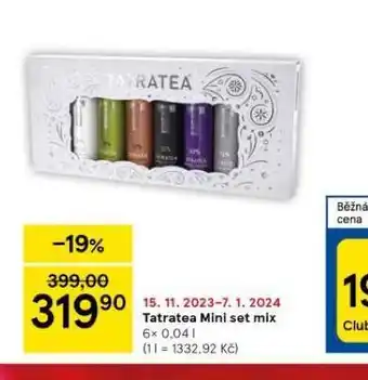 Tesco Tatratea mini set mix nabídka